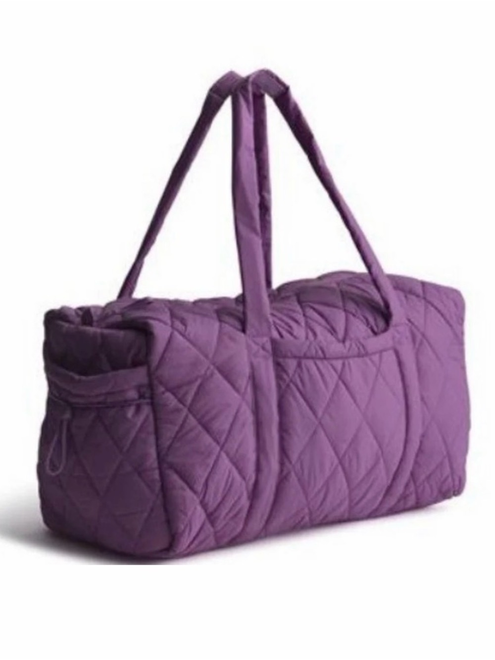Vera Bradley Quilted Purple Travel Duffel